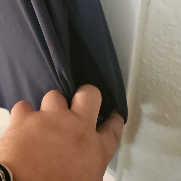 Stylus Cuffed Sleeves w Pockets Navy Dress 3X - Picture 5 of 7